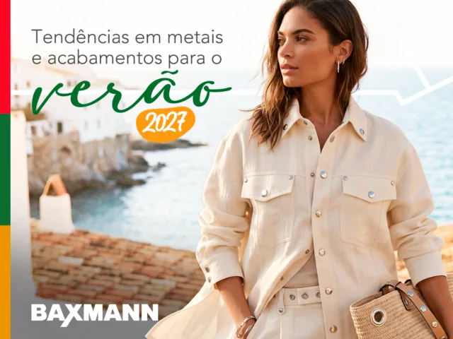 Tendências em metais no vestuário para o Verão 2027